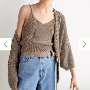 Anthropologie Pilcro Crochet Cardigan